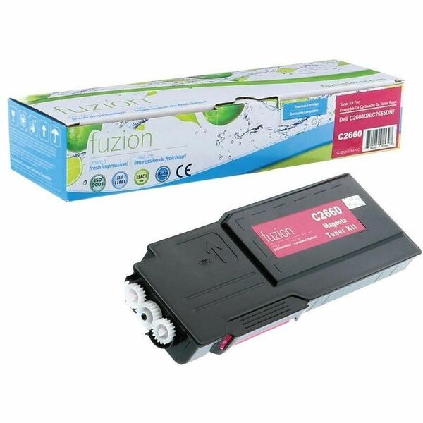 fuzion High Yield Laser Toner Cartridge - Alternative for Dell (D2660M) - Magenta Pack - 4000 Pages