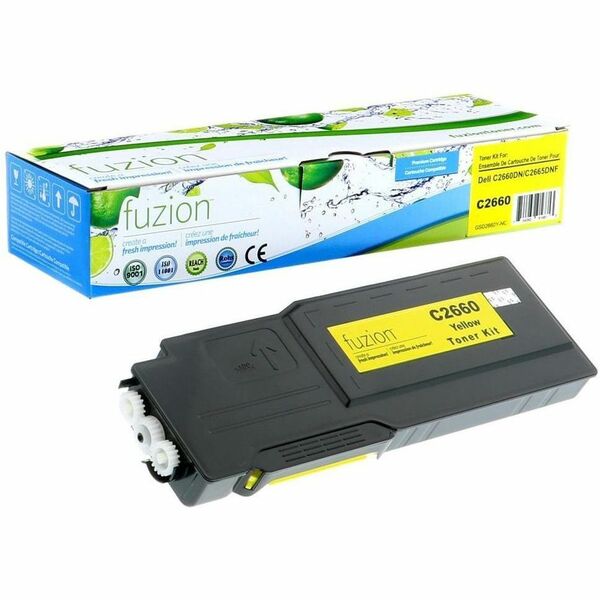 fuzion Laser Toner Cartridge (D2660Y) - Yellow Pack - 4000 Pages