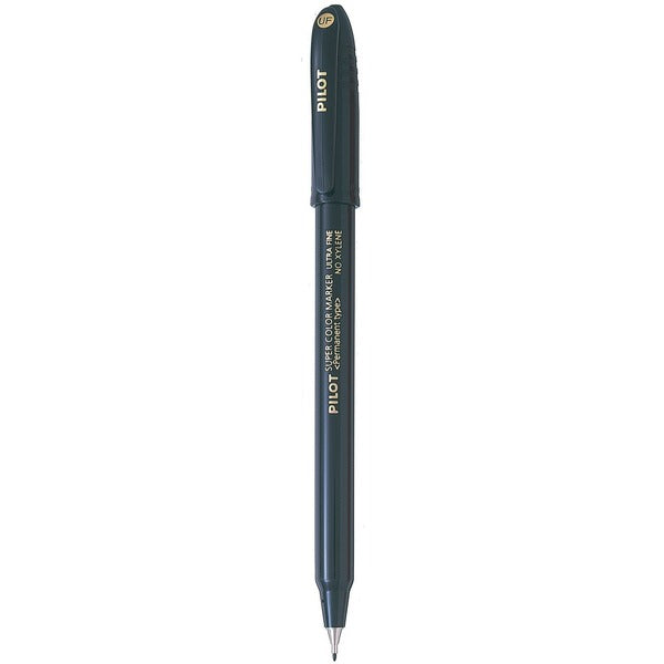 Pilot Permanent Marker - Extra Fine Marker Point - Black Ink - Polyacetal, Fiber Tip - 1 / Each