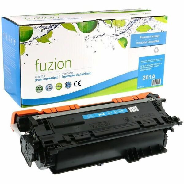 fuzion - Alternative for HP CE261A (649A) Remanufactured Toner - Cyan - 11000 Pages