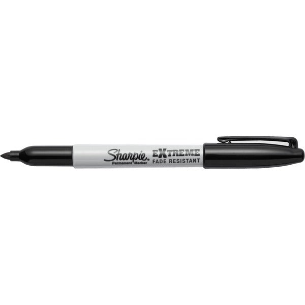 Sharpie Extreme Permanent Marker - Fine Marker Point - Black Ink - 2 / Pack