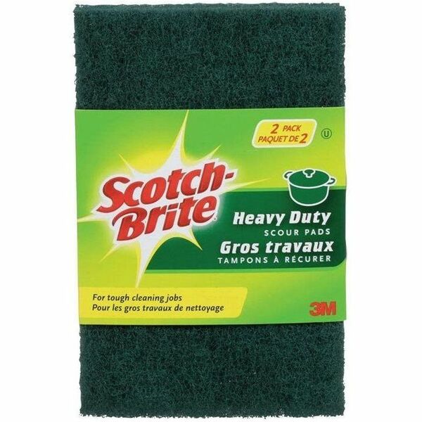 Scotch-Brite Scour Pad Heavy Duty 2/Pkg - 2/Pack