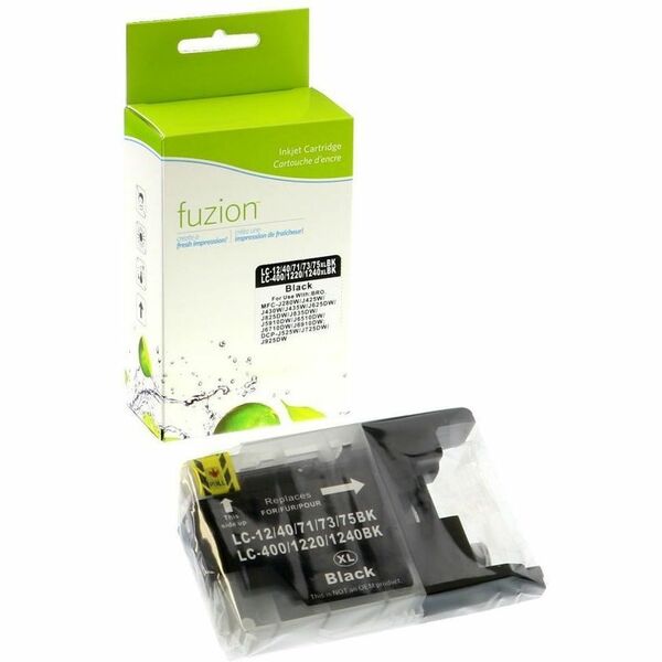 fuzion Compatible HY Inkjet for Brother LC75 - Black - Yield: 600