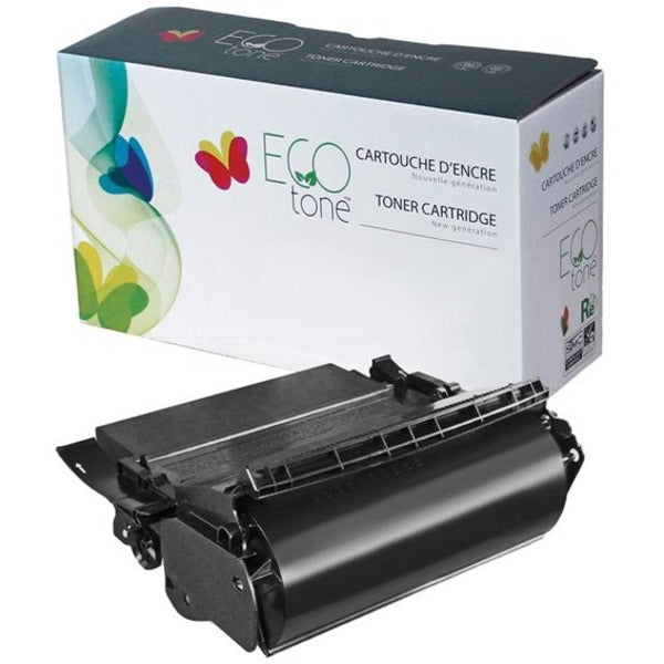 Ecotone Remanufactured Laser Toner Cartridge 28P2008, 12A6765, 12A6865 - Black - 1 Each - 30000 Pages