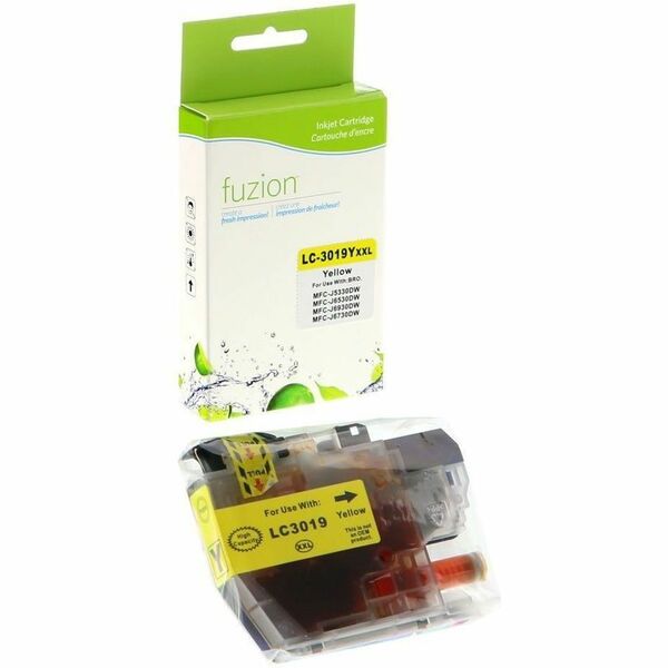 fuzion Inkjet Ink Cartridge (LC3019Y) - Yellow Pack - 1500 Pages