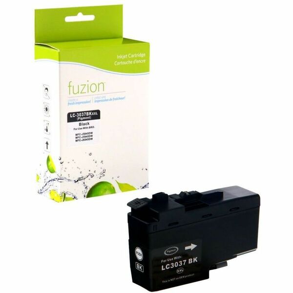 fuzion Inkjet Ink Cartridge - Alternative for Brother (LC3037BK) - Black Pack - 3000 Pages