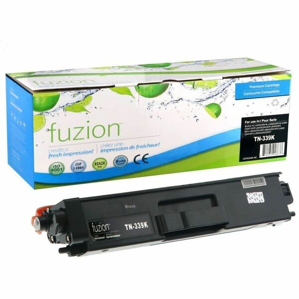 fuzion High Yield Laser Toner Cartridge TN-339BK - Black - 1 Each - 6000 Pages