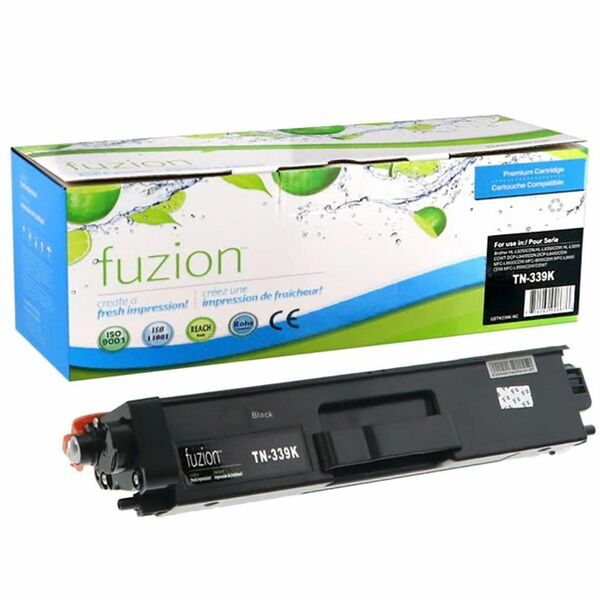 fuzion High Yield Laser Toner Cartridge - Alternative for Brother TN-339BK - Black - 1 Each - 6000 Pages