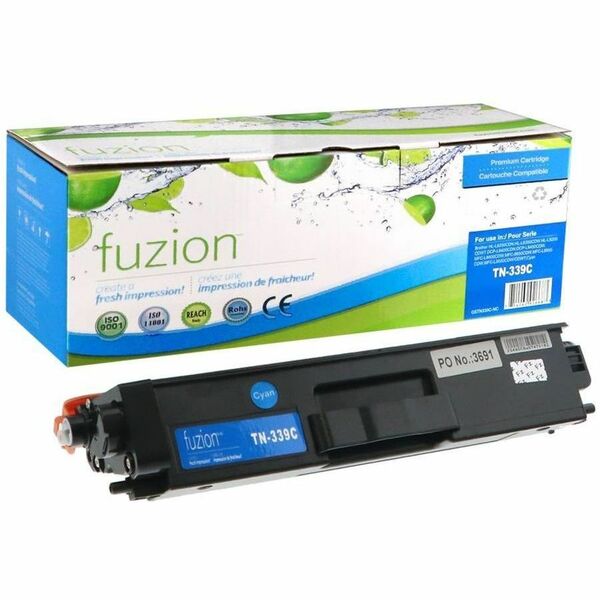 fuzion High Yield Laser Toner Cartridge - Alternative for Brother TN339 (TN-339C) - Cyan - 1 Each - 6000 Pages