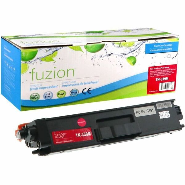 fuzion High Yield Laser Toner Cartridge - Alternative for Brother TN-339M - Magenta - 1 Each - 6000 Pages