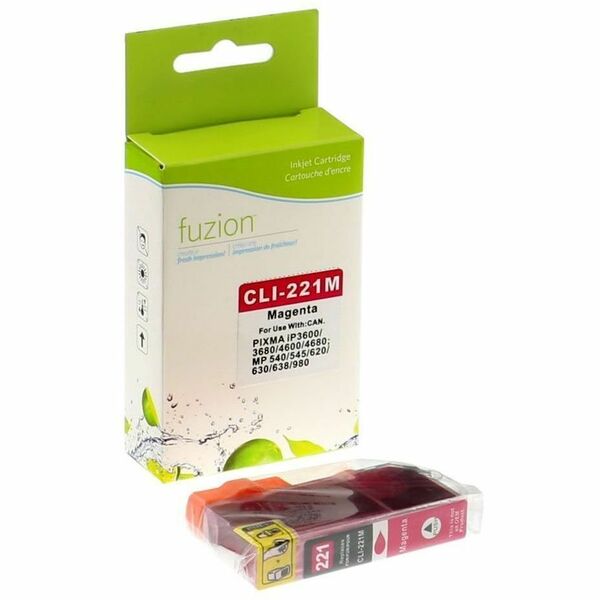 fuzion Inkjet Ink Cartridge CLI-221M (2948B001) - Magenta Pack - 400 Pages