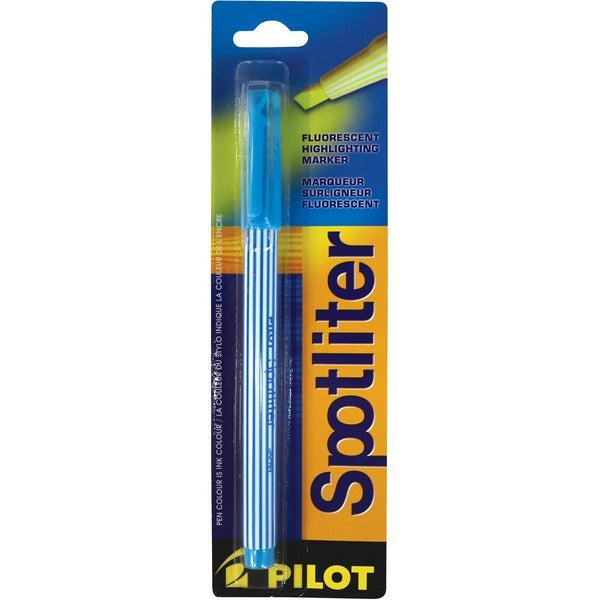 Pilot Spotliter Highlighter Chisel Tip Blue - Chisel Marker Point - Blue Ink - 1 Each