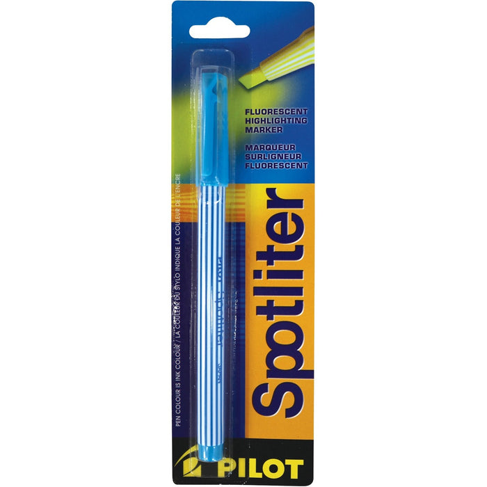 Pilot Spotliter Highlighter Chisel Tip Blue - Blue Ink - 1 Each