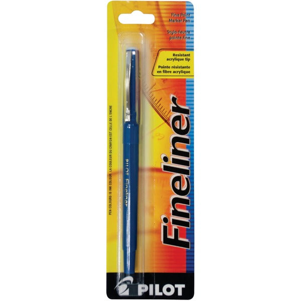 Pilot Fineliner Markers 0.4 mm Blue - Blue Ink - Plastic Tip - 1 Each