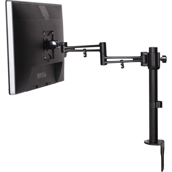Exponent Microport Desk Mount for Monitor - Black - Height Adjustable - 1 Display(s) Supported - 30" Screen Support - 22.05 lb (10000 g) Load Capacity - 100 x 100, 75 x 75 - Aluminum - 1 Each