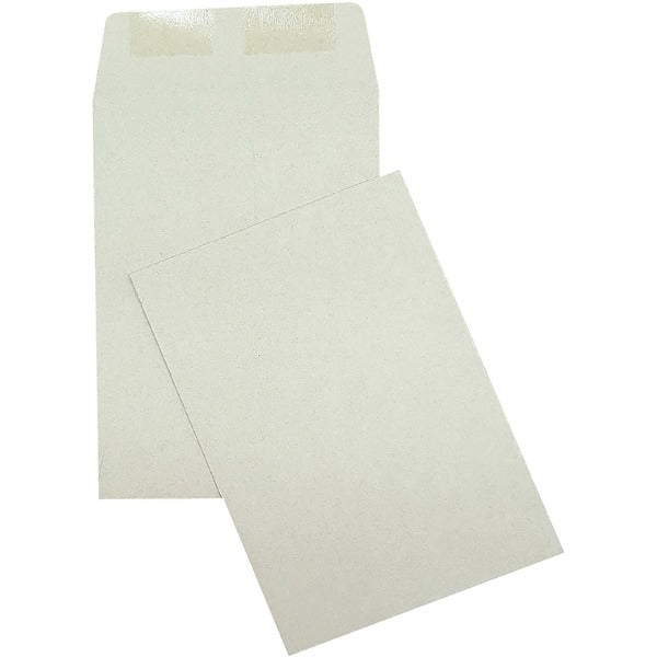 Supremex Press to Seal Kraft Envelopes Natural 30/pkg - 5 7/8" (149.23 mm) Width x 9" (228.60 mm) Length - 24 lb (10886.22 g) - Press and Seal - Natural Kraft - 30 / Pack