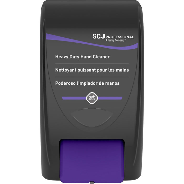 SC Johnson Hand Soap 2000 Manual Dispenser - Manual - 2 L Capacity - Durable, Antimicrobial, Locking Mechanism, Site Window - Black - 1 Each