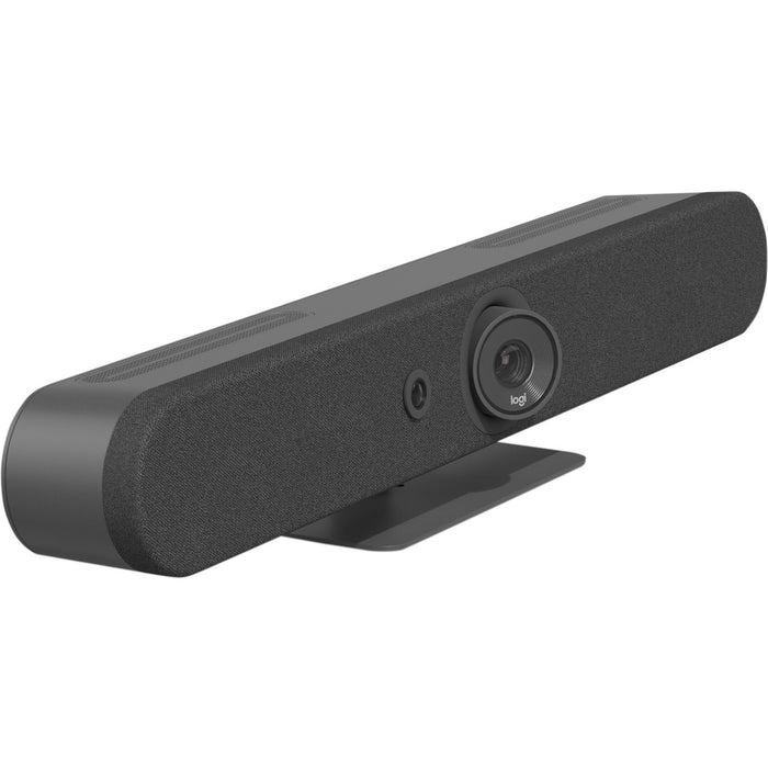 Logitech Rally Bar Mini Video Conferencing Camera - 30 fps - Graphite - USB 3.0 - 1 / Each - 4K - 3840 x 2160 Video - 120&deg; Angle - Wall - 4x Digital Zoom - Microphone - Wireless LAN - Network (RJ-45) - For Computer, TV - Windows 10, Windows 11, macOS