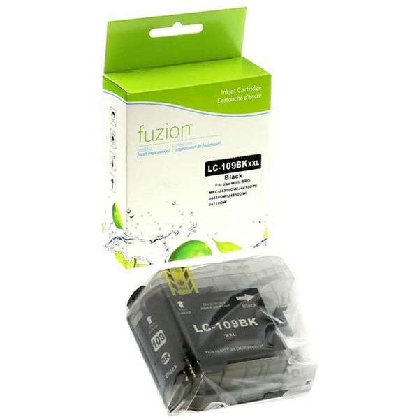 fuzion Inkjet Ink Cartridge LC109 - Black - 1 Each - 2400 Pages