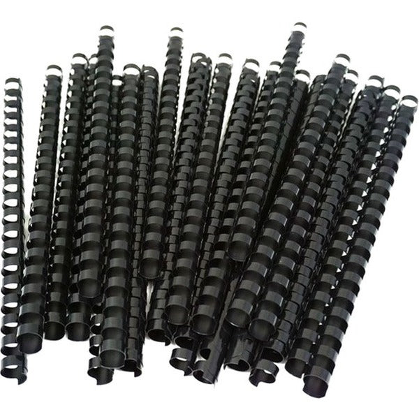 HOP 19 Ring Plastic Comb Bindings - 1.5" (38.1 mm) Maximum Capacity - 290 x Sheet Capacity - For Letter 8 1/2" (215.90 mm) x 11" (279.40 mm) Sheet - White - Plastic - 50 / Box