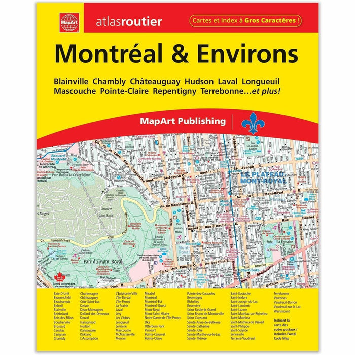 PUBLICATIONS MAP ART Map - Bilingual