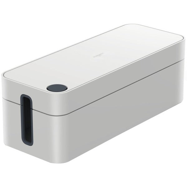 DURABLE CAVOLINE BOX L, Gray - Cable Box - Gray - Plastic - 1 Each