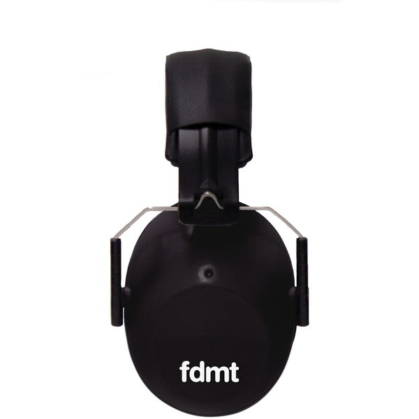 fdmt Protective Earmuffs - Black - Recommended for: Ear - 27 - Noise Protection - Black - Stretchable, Comfortable, Foldable, Easy to Clean, Lightweight, Cushioned, Strong - 1 Each