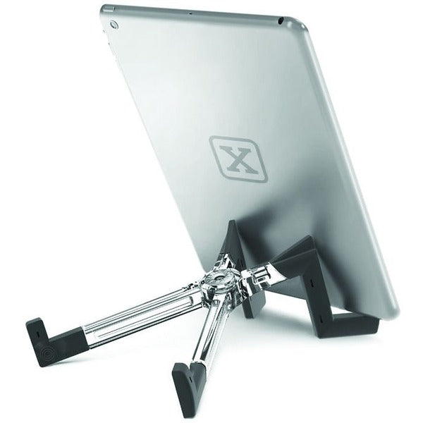 KEKO Elec.Tablet Stand - 8" (203.20 mm) Width x 1" (25.40 mm) Depth - Polycarbonate, Rubber - Clear