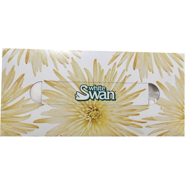 WHITE SWAN&reg; 2-Ply Facial Tissue - 2 Ply - White - 100 - 30 / Box