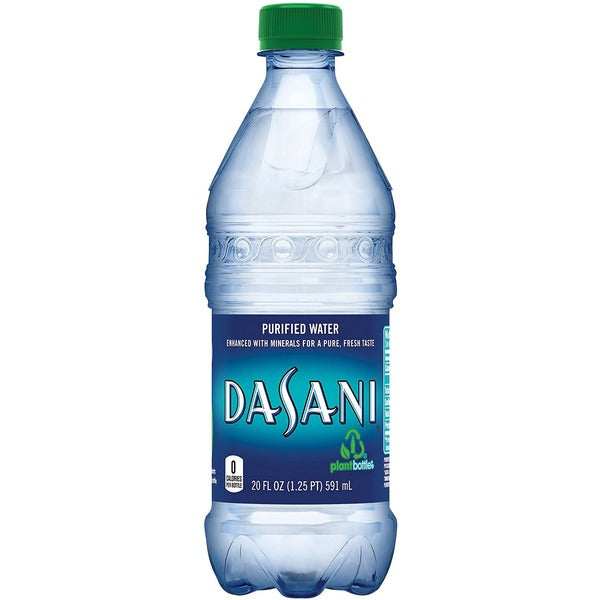 Dasani Bottled Water - Ready-to-Drink - 591 mL - 24 / Box