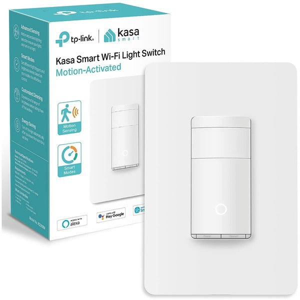 TP-Link Kasa Smart KS200M - Kasa Smart Wi-Fi Light Switch, Motion-Activated - Light Control - Alexa, Google Assistant, SmartThings Supported