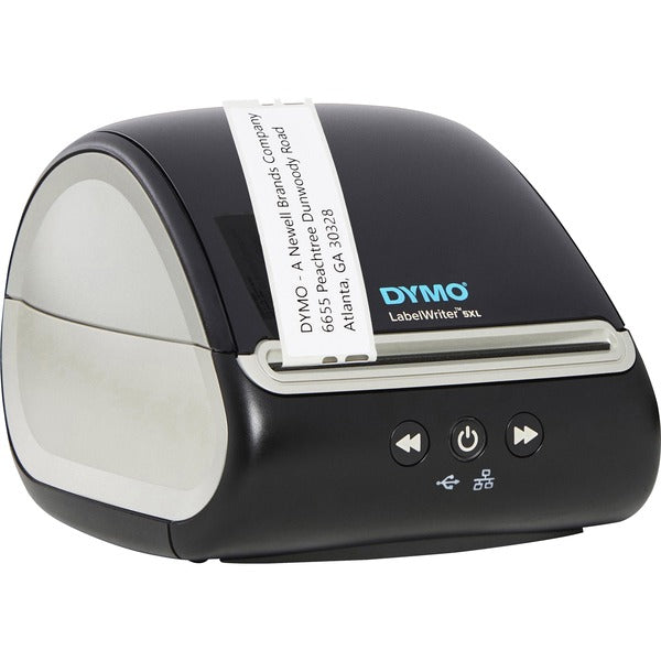 Dymo LabelWriter 5XL Direct Thermal Printer - Monochrome - Label Print - Ethernet - USB - Black - 4.16" (105.73 mm) Print Width - 53 lpm Mono - 300 dpi - For PC, Mac