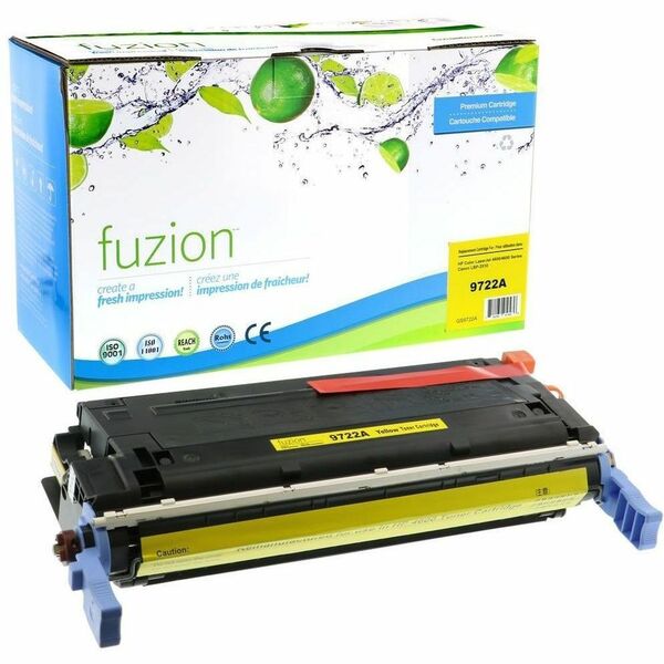 fuzion - Alternative for HP Q9722A (641A) Remanufactured Toner - Yellow - 8000 Pages