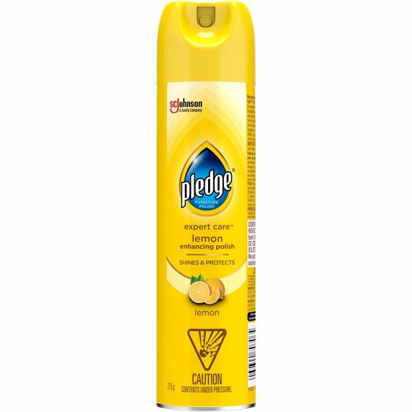 Pledge Furniture Polish - For Multi Surface, Furniture - Spray, Aerosol - 9.70 oz (275 g) - Lemon Scent - 1 Each