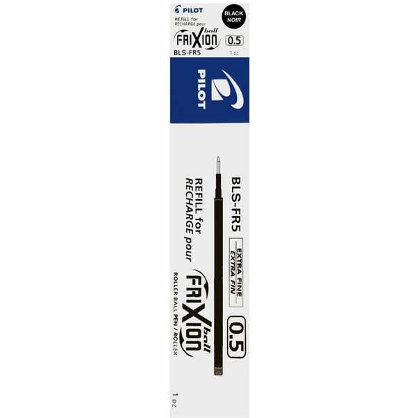 FriXion Ballpoint Pen Refill - 0.5 mm (0.02") - Black Ink - 1 Each