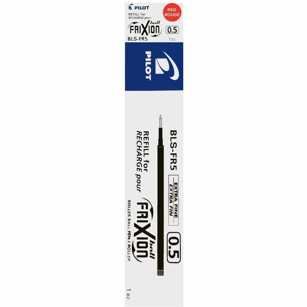 FriXion Ballpoint Pen Refill - 0.5 mm (0.02") - Red Ink - 1 Each