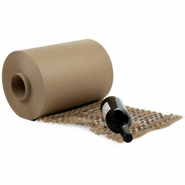 Scotch Cushion Lock Protective Wrap - 12" (304.80 mm) Width x 1000 ft (304800 mm) Length - Recyclable, Easy Tear - Brown - 1 Roll