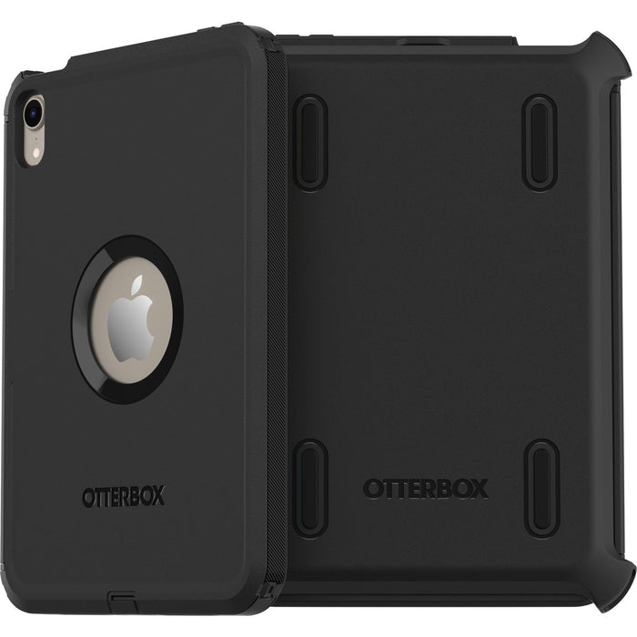 OtterBox Defender Carrying Case (Holster) Apple iPad mini (6th Generation) Tablet, Apple Pencil - Black - Dirt Resistant, Scrape Resistant, Drop Resistant, Lint Resistant Port, Clog Resistant Port, Dirt Resistant Port, Dust Resistant Port, Dust Resistant,