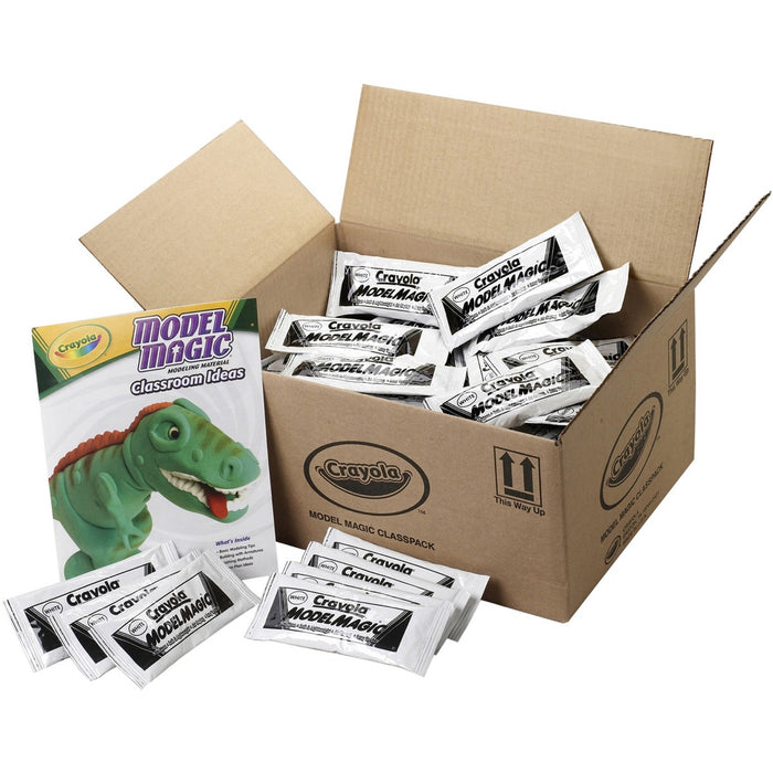 Model Magic Modeling Clay - Fun and Learning, Modeling, Project - White - 75 / Box