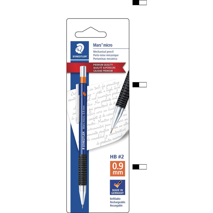 Staedtler Mars Mechanical Pencil 0.9 mm Blue - 0.9 mm (0.04") Blue Lead