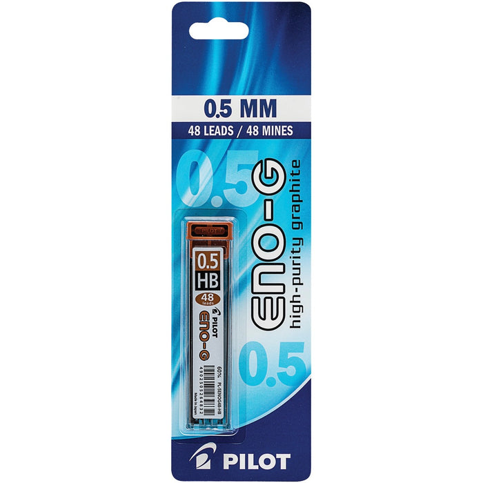 Pilot Pencil Leads HB 0.5 mm 48 leads/pkg - 0.5 mm (0.02") - HB - Smooth Writing - 48 / Pack