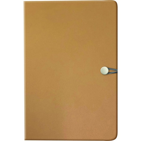 Winnable ECO Journal 192 Pages 8-1/2" x 5-1/2" Tan - 192 Pages - Ruled Front Ruling - 8.50" (215.90 mm) Height x 5.50" (139.70 mm) Width - Polyurethane, Polyester, Calcium Carbonate, Wood Fiber Cover - Rounded Corner, Hard Cover - Recycled