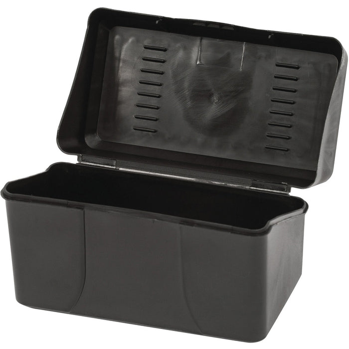 Merangue Index Card Box - Media Size Supported: Index Card 3" (76.20 mm) x 5" (127 mm) - Lid Closure - Black - For Index Card - 1 Each