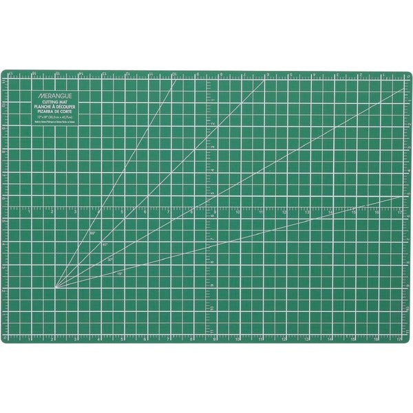 Merangue 12" x 18" Cutting Mat - Cutting - 18" (457.20 mm) Length x 12" (304.80 mm) Width x 0.250" (6.35 mm) Depth - Rectangular - Green