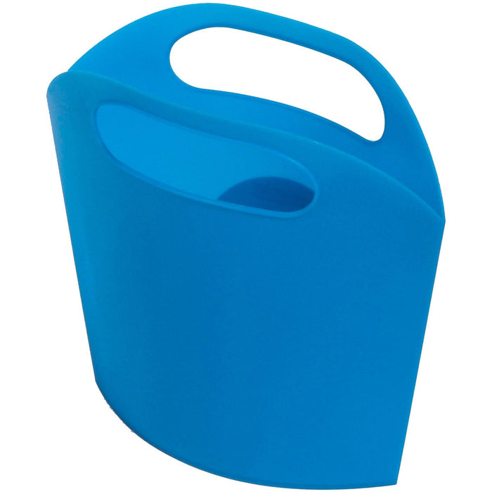 Deflecto Antimicrobial Kids Mini Tote Blue - External Dimensions: 8" (203.20 mm) Width x 5.4" (137.16 mm) Depth x 2" (50.80 mm) Height - Plastic - Blue - For Art Supplies, Crayon - 1 Each