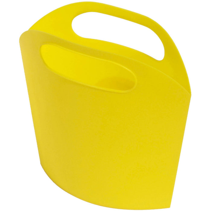 Deflecto Antimicrobial Kids Mini Tote Yellow - External Dimensions: 8" (203.20 mm) Width x 5.4" (137.16 mm) Depth x 2" (50.80 mm) Height - Plastic - Yellow - For Art Supplies, Crayon - 1 Each