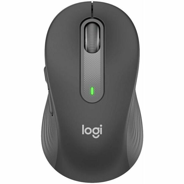 Logitech Signature M650 For Business Wireless Mouse - Wireless - 33 ft (10058.40 mm) - Bluetooth/Radio Frequency - Graphite - USB - 4000 dpi - Scroll Wheel - 5 Button(s) - Medium Hand/Palm Size - Right-handed - 1 x AA Battery Supported - 2 Year Battery Ru