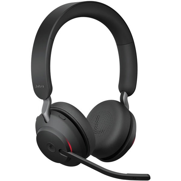 Jabra Evolve2 65 Headset - Stereo - USB Type A - Wireless - Bluetooth - Over-the-head - Binaural - Supra-aural - Noise Canceling - Black