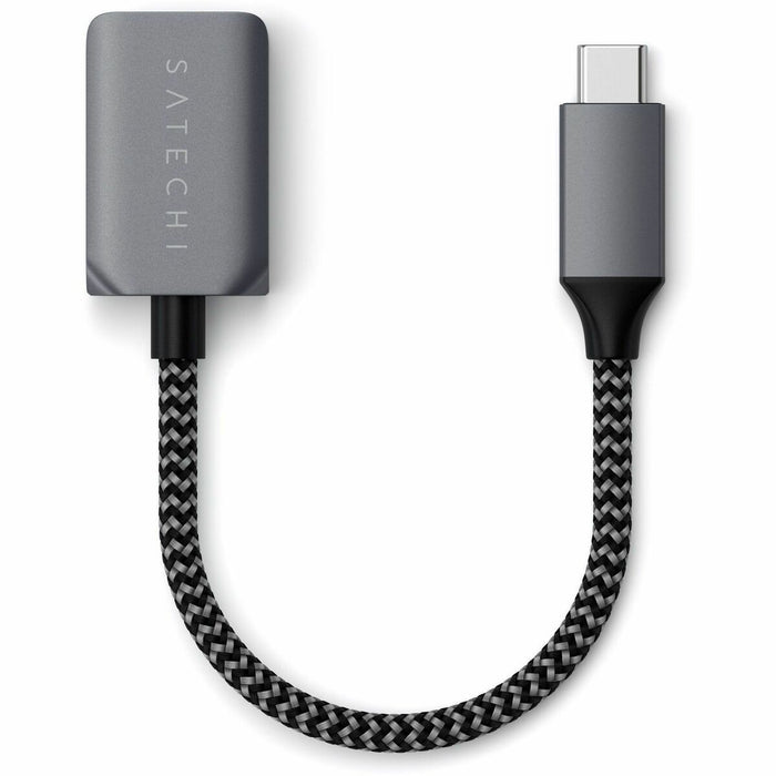 Satechi USB-C to USB 3.0 Adapter Cable - USB-C/USB-A Data Transfer Cable for Notebook, Tablet, Peripheral Device, iPhone, MacBook Air, MacBook Pro, iMac, Mac mini, Mac Studio, iPad, iPad Air, ... - First End: 1x USB 3.0 Type A - Female - Second End: 1x US