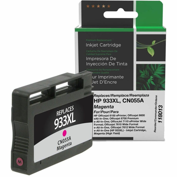 CIG Remanufactured High Yield Inkjet Ink Cartridge 933XL (CN055A) - Magenta - 1 Each - 825 Pages